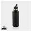 Hydro RCS recycled stainless steel vacuum bottle with spout, black