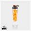 Water bottle with infuser, orange