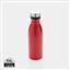 Deluxe stainless steel water bottle, red