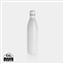 Solid colour vacuum stainless steel bottle 1L, white