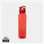 Oasis RCS recycled pet water bottle 650ml, red