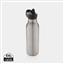 Avira Ara RCS Re-steel fliptop water bottle 500ml, silver