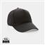 Impact 5panel 280gr Recycled cotton cap with AWARE™ tracer, black