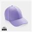 Impact 6 panel 280gr Recycled cotton cap with AWARE™ tracer, lavender