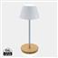 Pure Glow RCS usb-rechargeable recycled plastic table lamp, white