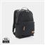Impact AWARE™ 16 oz. recycled canvas backpack, black