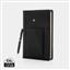 Refillable notebook and pen set, black