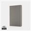 Deluxe hardcover PU A5 notebook, grey