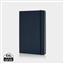 Deluxe hardcover PU A5 notebook, navy