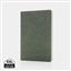 Phrase GRS certified recycled felt A5 notebook, green