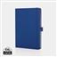 Sam A5 RCS certified bonded leather classic notebook, royal blue