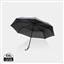 20.5" Impact AWARE™ RPET 190T Pongee bamboo mini umbrella, black
