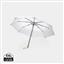 20.5" Impact AWARE™ RPET 190T Pongee bamboo mini umbrella, white