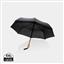 Mini ombrello bambù apri/chiudi 21" rPET 190T Impact AWARE™, nero