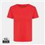 Iqoniq Yala women recycled cotton t-shirt, luscious red