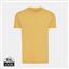Iqoniq Bryce t-shirt i genanvendt bomuld, ochre yellow