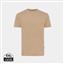 Iqoniq Manuel recycled cotton t-shirt undyed, heather brown