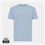 Iqoniq Sierra lightweight recycled cotton t-shirt, light heather blue