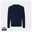 Iqoniq Zion Rundhals-Sweater aus recycelter Baumwolle, navy blau