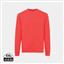 Iqoniq Zion Rundhals-Sweater aus recycelter Baumwolle, luscious red