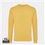 Iqoniq Zion Rundhals-Sweater aus recycelter Baumwolle, ochre yellow