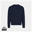 Iqoniq Kruger relaxed recycled cotton crew neck, navy