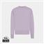Iqoniq Kruger Relax-Rundhals-Sweater aus recycelt. Baumwolle, lavender