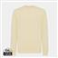 Iqoniq Etosha lichtgewicht gerecycled katoen sweater, cream yellow