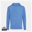 Iqoniq Torres recycled cotton hoodie undyed, heather blue