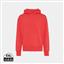 Iqoniq Yoho recycled cotton relaxed hoodie, luscious red