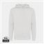 Iqoniq Rila lightweight recycled cotton hoodie, light heather grey