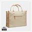 VINGA Bosler RCS recycled canvas office tote, greige