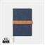 VINGA Bosler notesbog  i RCS genanvendt canvas, marine blå